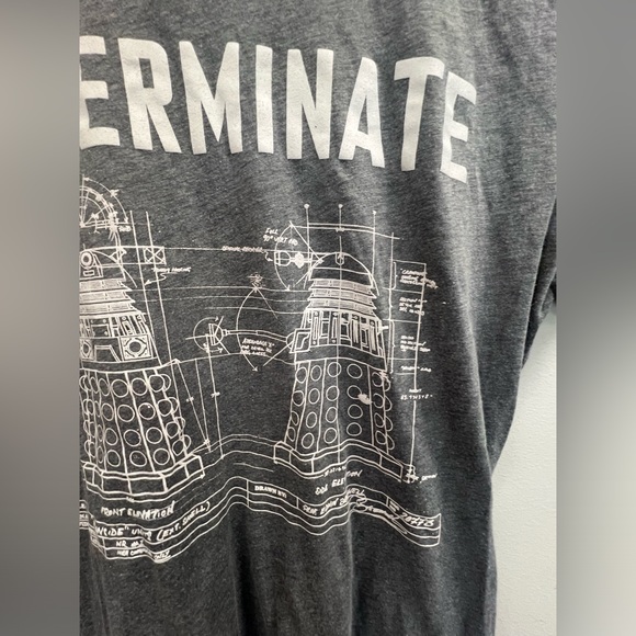 Dr Who ‘exterminate’ shirt women’s size large - Picture 3 of 5